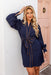 The Audrina Dress - Navy - Sparrow & Finch Boutique