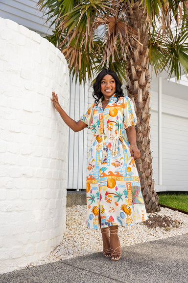 The Aurelia Dress - Beachy Bliss - Sparrow & Finch Boutique