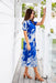 The Aurelia Dress - Blue Horizon - Sparrow & Finch Boutique