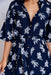 The Aurora Dress - Dark Navy Fern - Sparrow & Finch Boutique