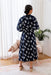 The Aurora Dress - Dark Navy Fern - Sparrow & Finch Boutique