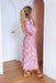 The Aurora Dress - Powder Pink Fern - Sparrow & Finch Boutique