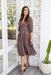 The Avani Dress - Cedar Brown - Sparrow & Finch Boutique