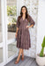 The Avani Dress - Cedar Brown - Sparrow & Finch Boutique