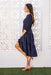 The Avani Dress - Navy - Sparrow & Finch Boutique