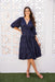 The Avani Dress - Navy - Sparrow & Finch Boutique