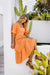 The Ayla Dress - Apricot - Sparrow & Finch Boutique