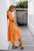 The Ayla Dress - Apricot - Sparrow & Finch Boutique