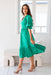 The Ayla Dress - Emerald Green - Sparrow & Finch Boutique