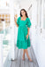 The Ayla Dress - Emerald Green - Sparrow & Finch Boutique