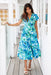 The Bailey Dress - Bondi Blue - Sparrow & Finch Boutique