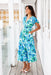 The Bailey Dress - Bondi Blue - Sparrow & Finch Boutique
