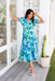 The Bailey Dress - Bondi Blue - Sparrow & Finch Boutique