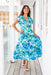 The Bailey Dress - Bondi Blue - Sparrow & Finch Boutique