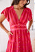 The Bailey Dress - Checkered Cerise - Sparrow & Finch Boutique
