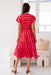 The Bailey Dress - Checkered Cerise - Sparrow & Finch Boutique