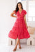 The Bailey Dress - Checkered Cerise - Sparrow & Finch Boutique