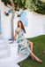 The Bailey Dress - Mediterranean Oasis - Sparrow & Finch Boutique