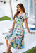 The Bailey Dress - Mediterranean Oasis - Sparrow & Finch Boutique