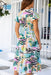 The Bailey Dress - Mediterranean Oasis - Sparrow & Finch Boutique