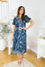 The Bellona Dress - Mystic Tide - Sparrow & Finch Boutique