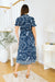 The Bellona Dress - Mystic Tide - Sparrow & Finch Boutique