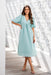 The Brielle Dress - Sweet Blue - Sparrow & Finch Boutique