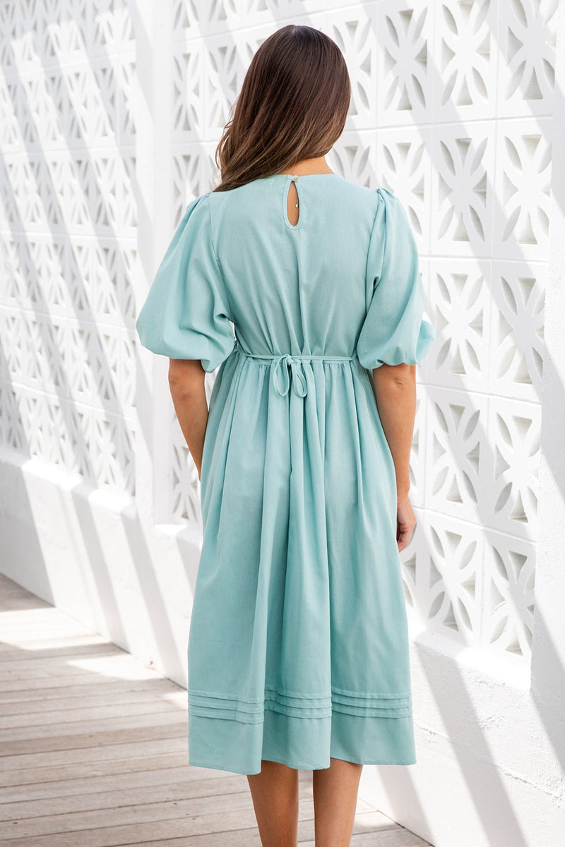 The Brielle Dress - Sweet Blue