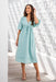 The Brielle Dress - Sweet Blue - Sparrow & Finch Boutique