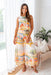 The Cadenza Jumpsuit - Sunset Shoal - Sparrow & Finch Boutique