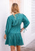 The Cassia Dress - Persian Green - Sparrow & Finch Boutique