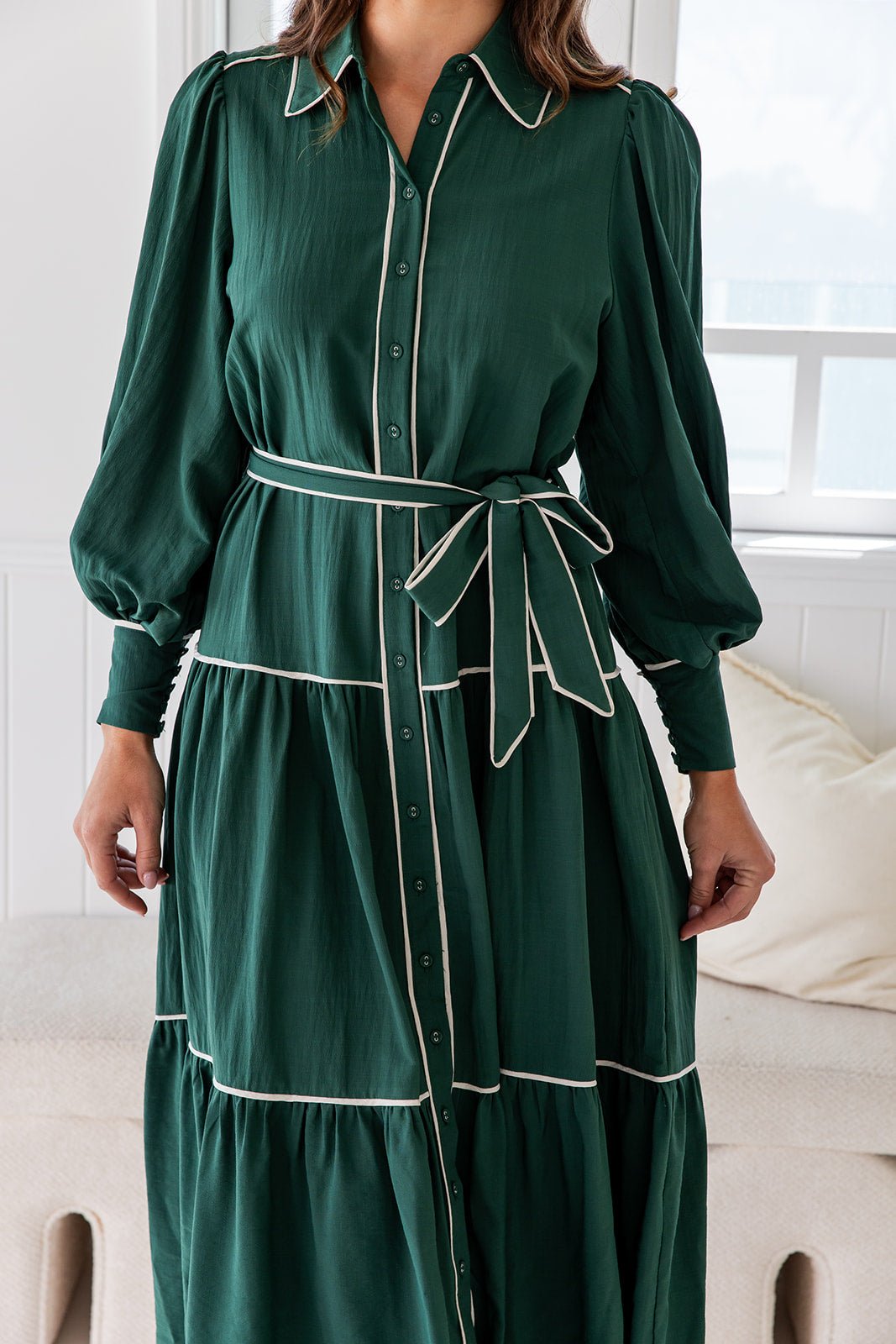 The Catiana Dress - Castleton Green  Sparrow & Finch Boutique