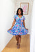 The Celina Dress - Blue Euphoria - Sparrow & Finch Boutique