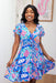 The Celina Dress - Blue Euphoria - Sparrow & Finch Boutique