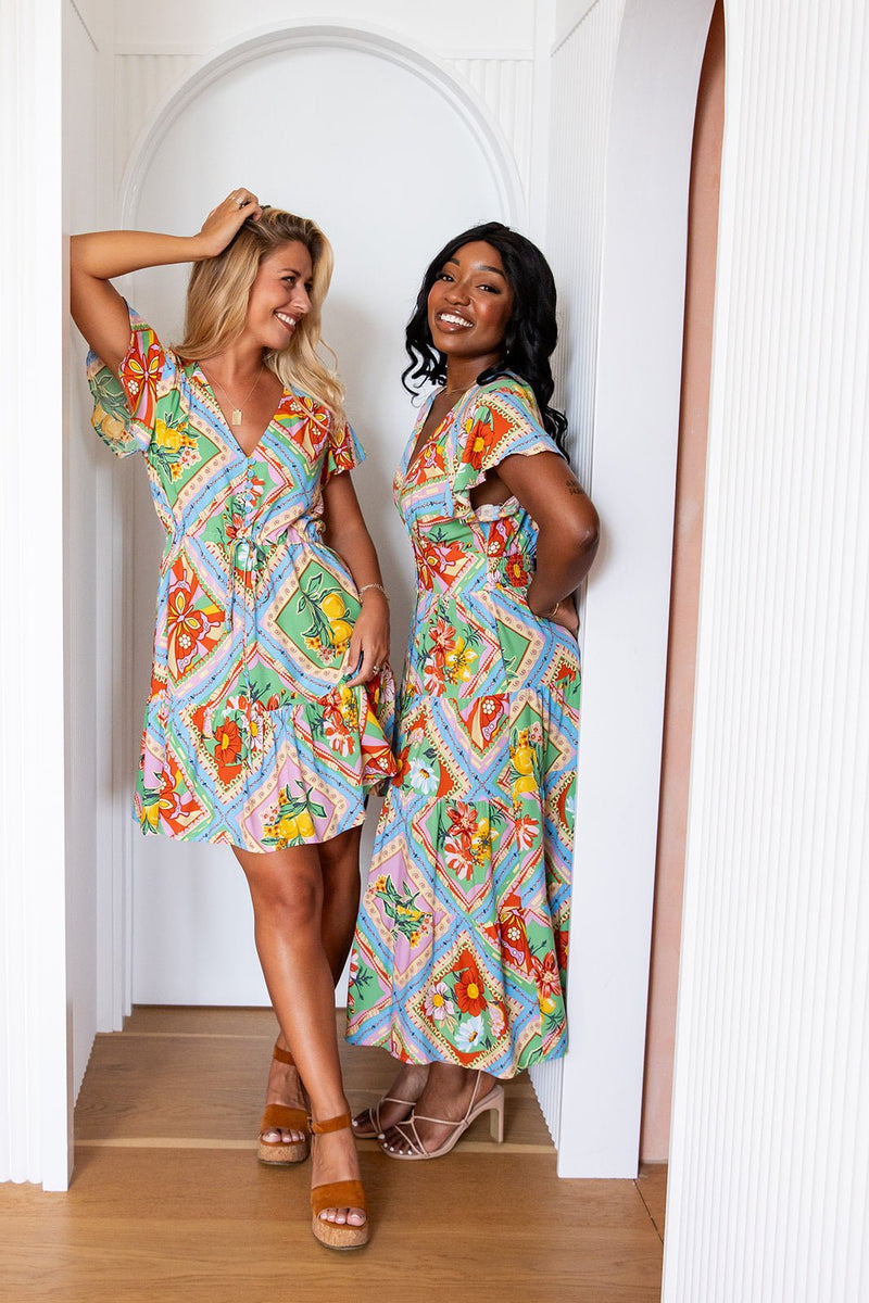 The Celina Dress - Citron Relix