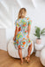 The Celina Dress - Citron Relix - Sparrow & Finch Boutique