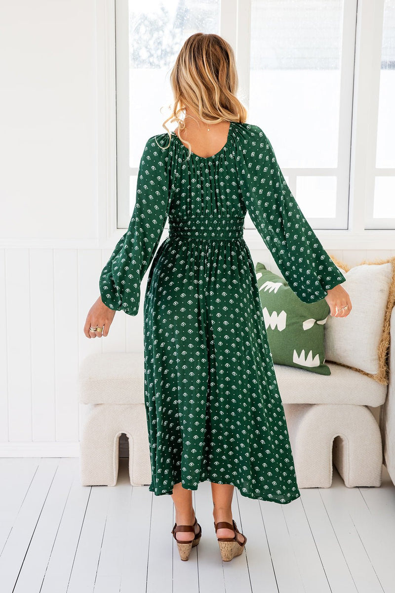 The Cheyenne Dress - Highland Green