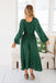 The Cheyenne Dress - Highland Green - Sparrow & Finch Boutique