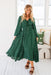 The Cheyenne Dress - Highland Green - Sparrow & Finch Boutique