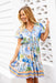 The Chiara Dress - Paros Palms - Sparrow & Finch Boutique