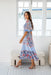 The Cindy Dress - Blue Hibiscus - Sparrow & Finch Boutique