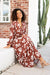 The Clio Dress - Tropical Mocha - Sparrow & Finch Boutique