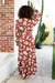The Clio Dress - Tropical Mocha - Sparrow & Finch Boutique