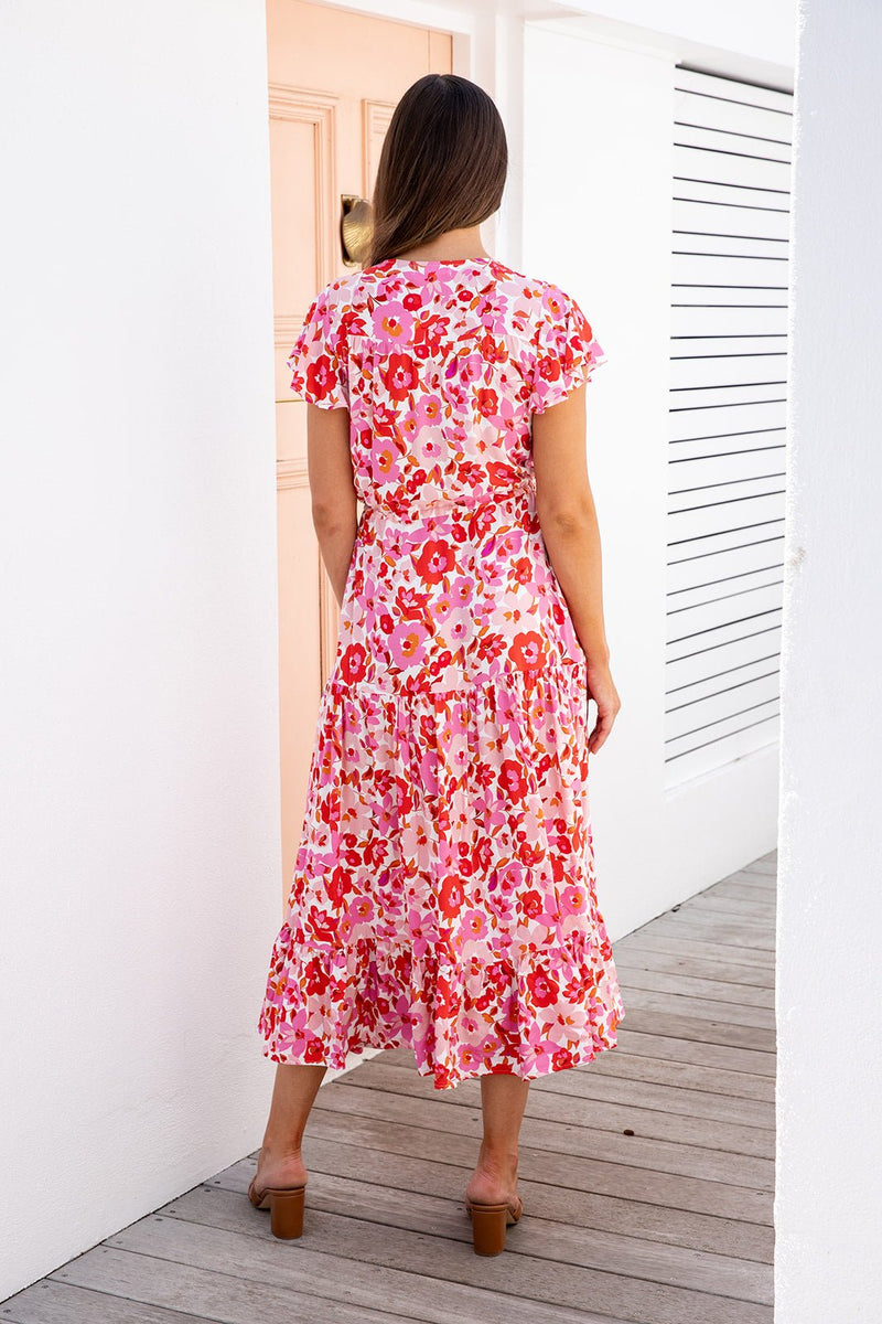 The Cora Maxi Dress - Cherry Blossom