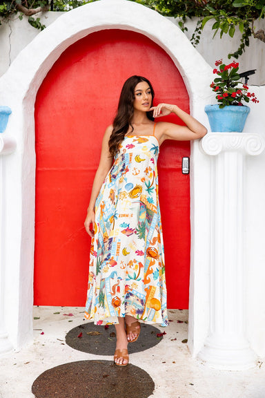 The Cosima Dress - Beachy Bliss - Sparrow & Finch Boutique