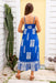 The Cosima Dress - Blue Floralis - Sparrow & Finch Boutique