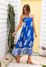 The Cosima Dress - Blue Floralis - Sparrow & Finch Boutique