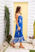 The Cosima Dress - Blue Floralis - Sparrow & Finch Boutique