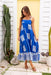 The Cosima Dress - Blue Floralis - Sparrow & Finch Boutique