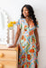 The Delita Dress - Citron Relix - Sparrow & Finch Boutique